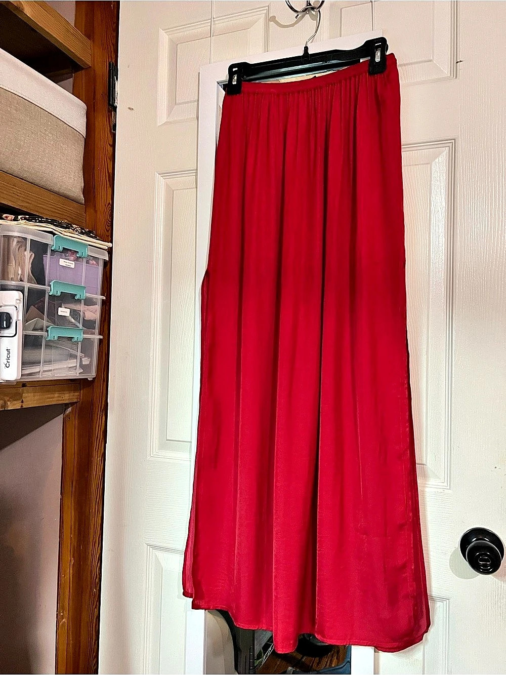 Forever 21 Women's Maxi Skirt Red XS